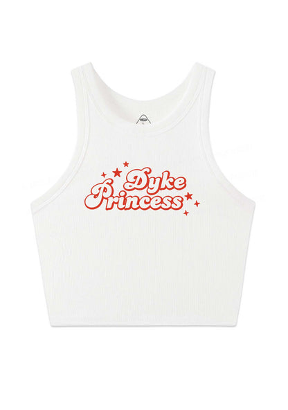 Dyke Princess Pride Y2K Crop Tank Top Cherrykitten
