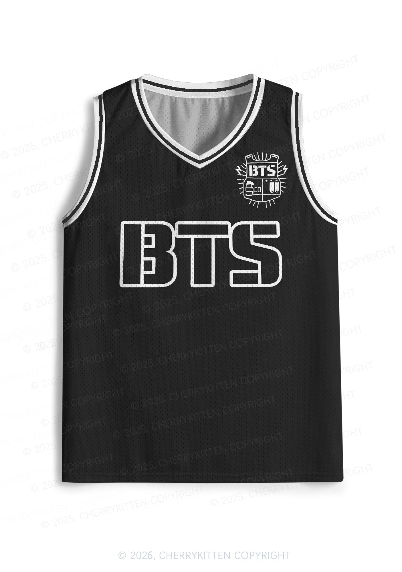 Black Kpop Boys Number Y2K Sport Jersey Tank Cherrykitten
