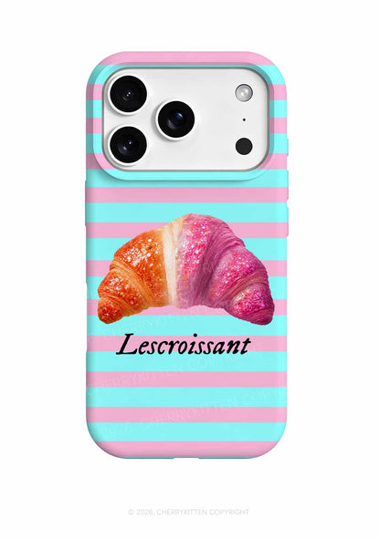 Lescroissant Pink Blue Stripes Pride Y2K Phone Case Cherrykitten