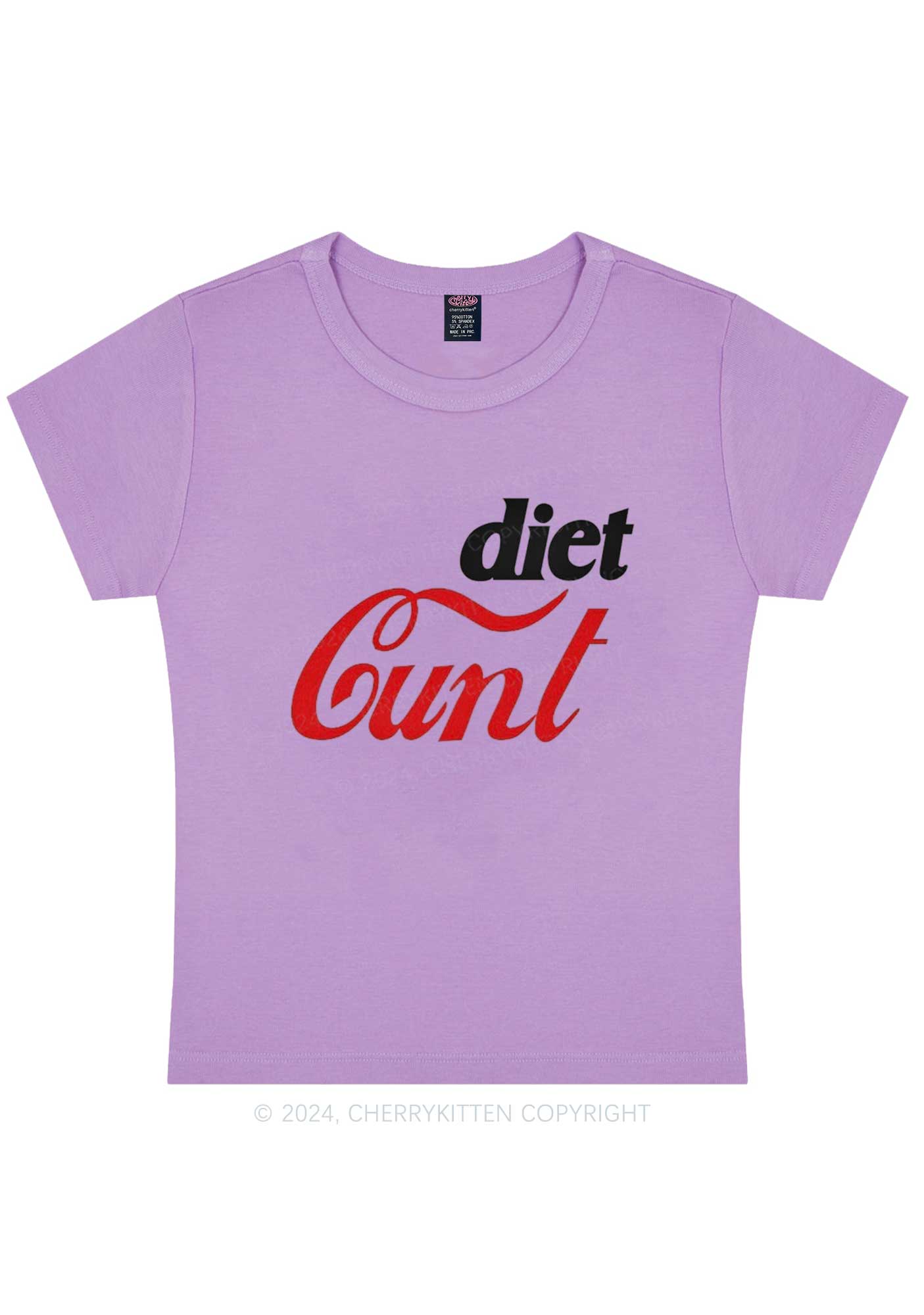 Diet Cxxt Y2K Baby Tee Cherrykitten