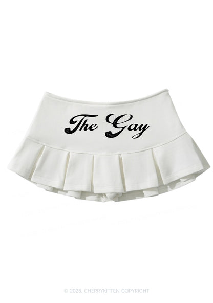 The Gay Pride Y2K Mini Pleated Skirts Cherrykitten