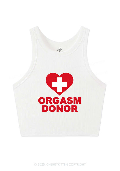 Orgxsm Donor Y2K Crop Tank Top Cherrykitten