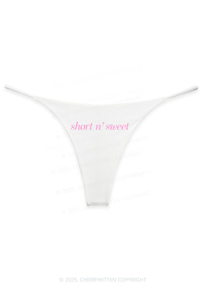 Short Sweet Y2K Bikini String Thong Cherrykitten