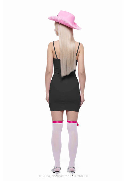 Pissed On Y2K Lace Slip Dress Cherrykitten