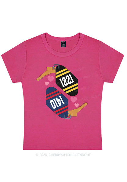 Retro Key Tag HR Y2K Baby Tee Cherrykitten