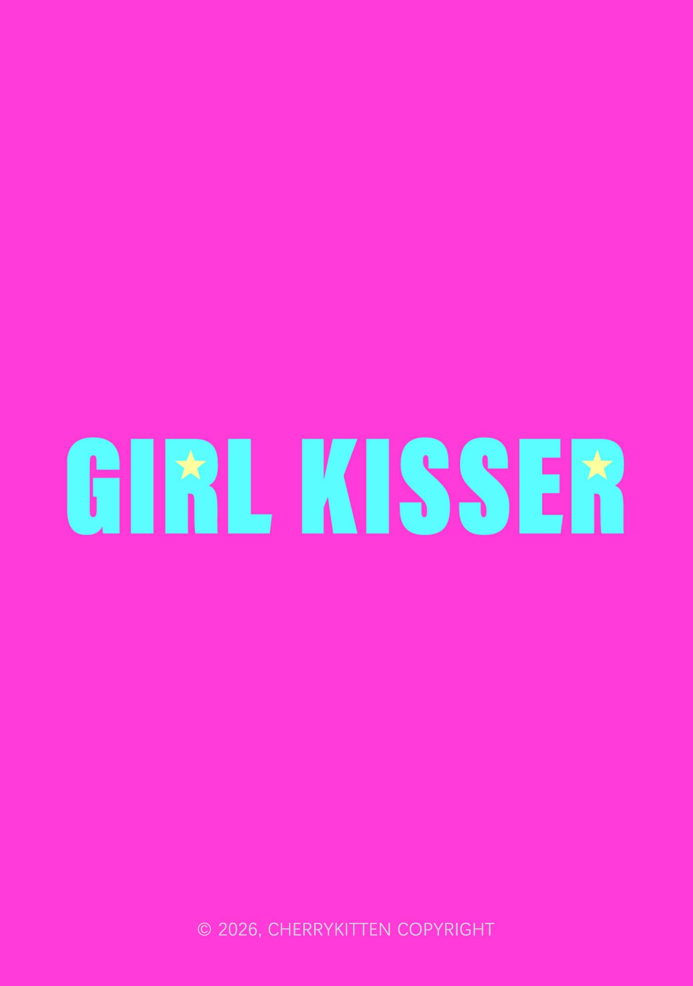 Girl Kisser Pride 1Pc Y2K Pin Badge Cherrykitten