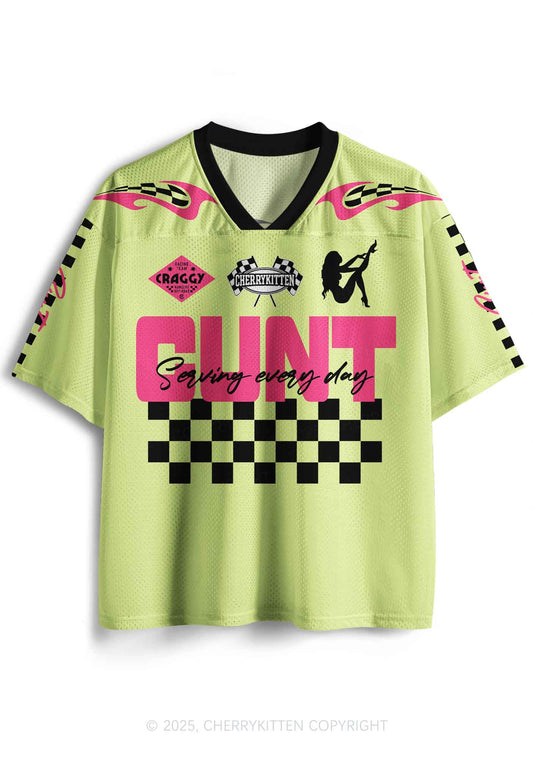 Custom Yellow Cxxt Y2K Sport Jersey Shirts Cherrykitten