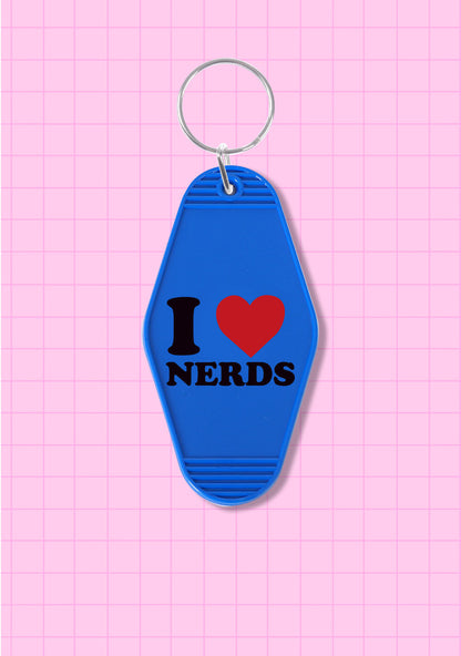 I Love Nerds 1Pc Y2K Hotel Keychain Cherrykitten