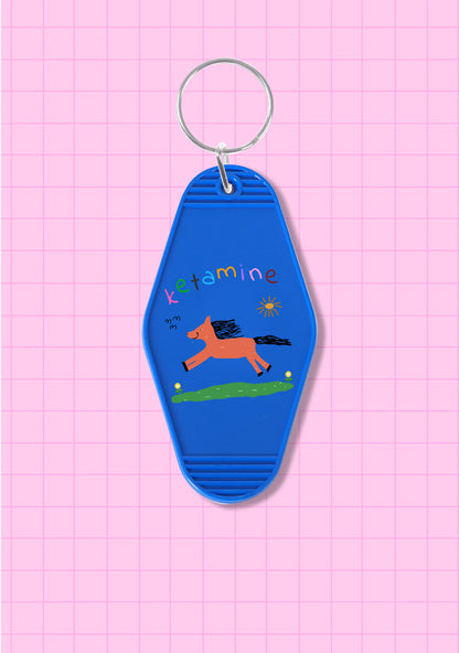 Orange Pony 1Pc Y2K Hotel Keychain Cherrykitten