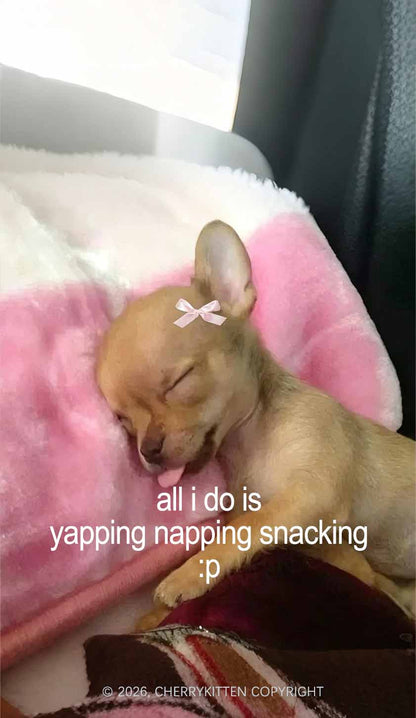 All I Do Is Yapping Y2K Phone Case Cherrykitten