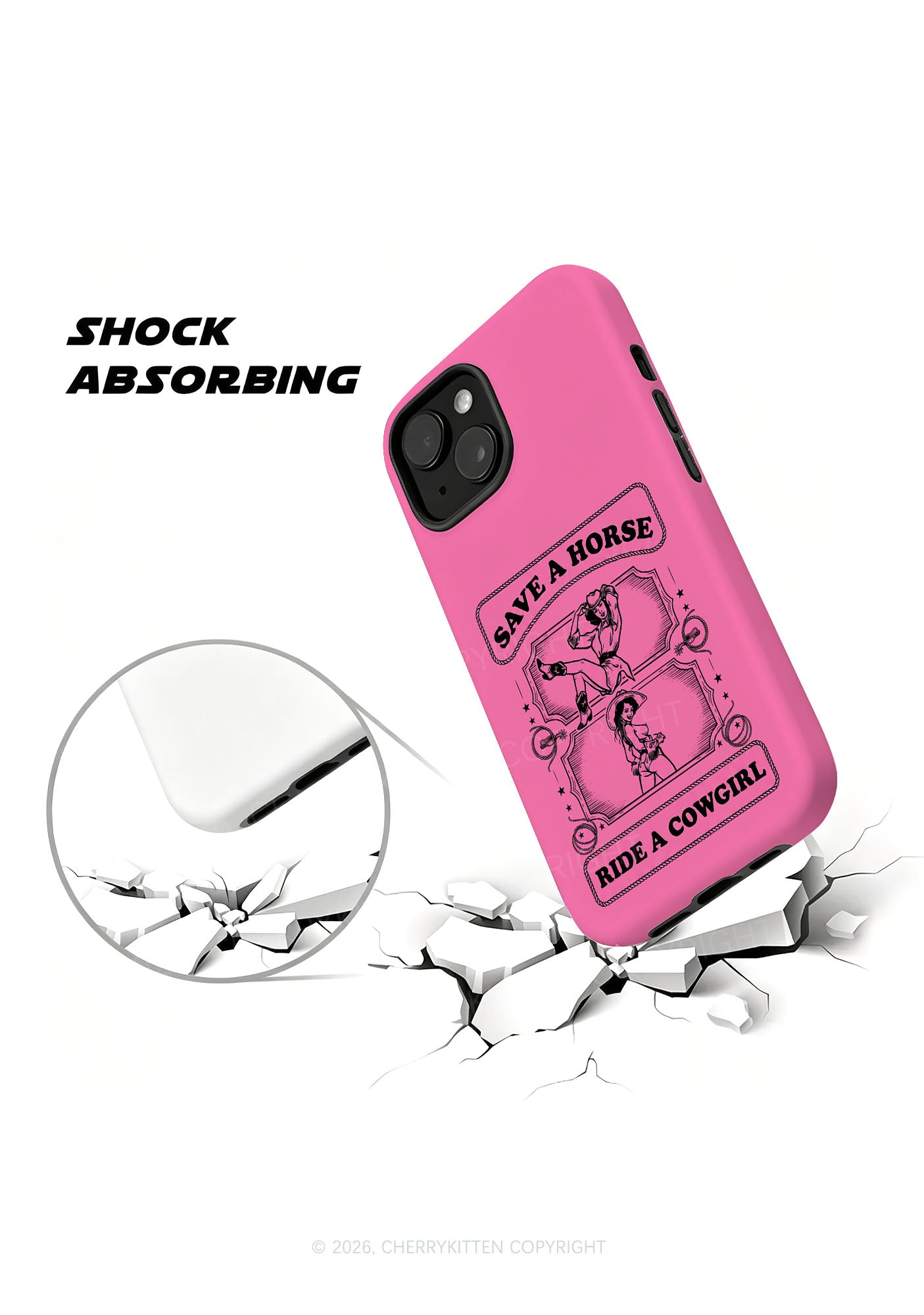 Ride A Cowgirl Pride Y2K Phone Case Cherrykitten