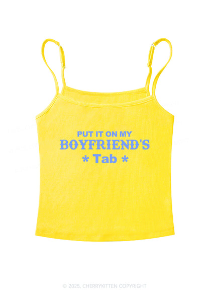 Boyfriends Tab Y2K Spaghetti Strap Cami Cherrykitten