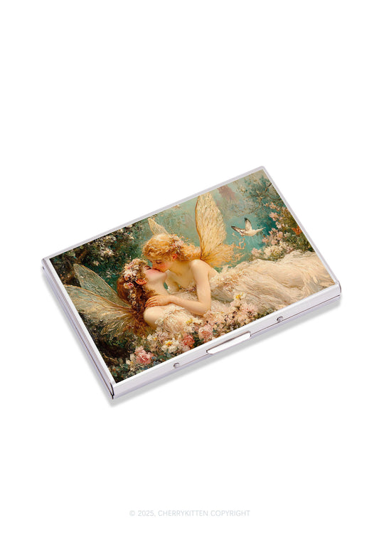 Fairy Kiss Pride Y2K Mirror Cigarette Case Cherrykitten