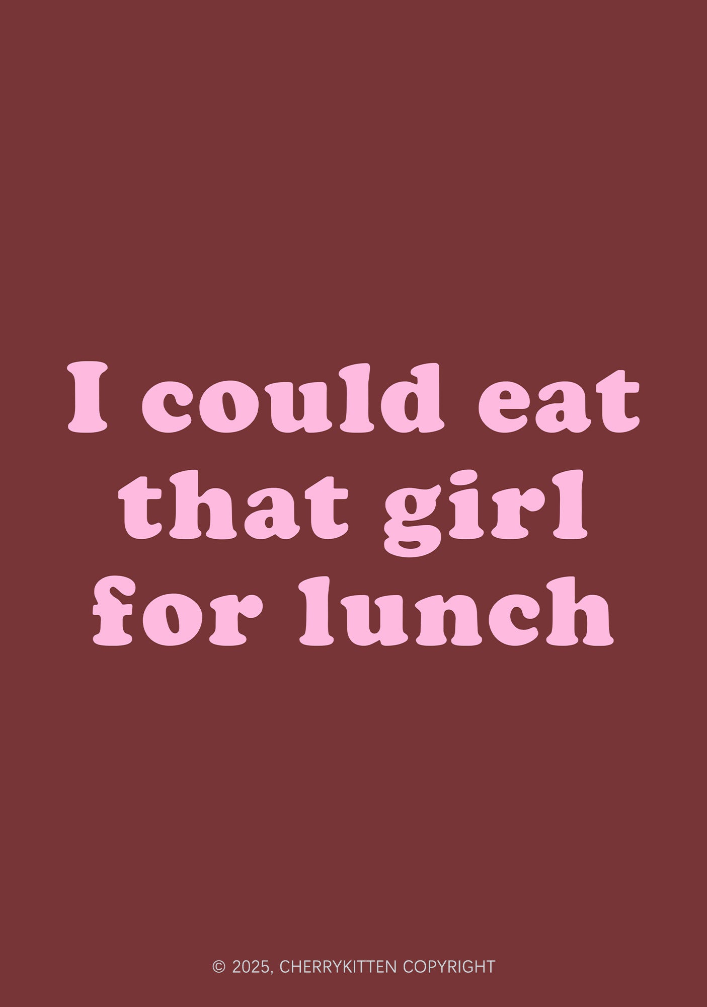 Eat That Girl For Lunch Pride 1Pc Y2K Pin Badge Cherrykitten