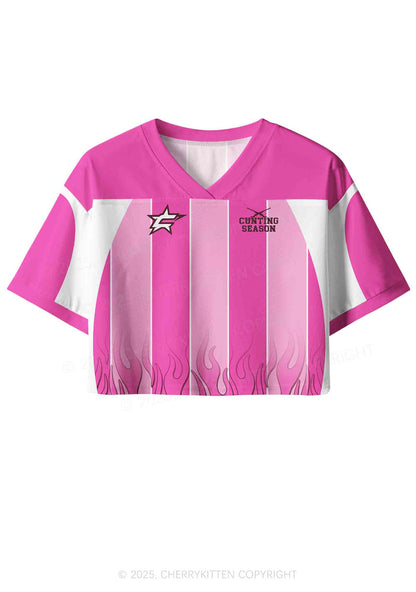 Custom Cxxting Season Y2K Crop Sport Jersey Shirts Cherrykitten