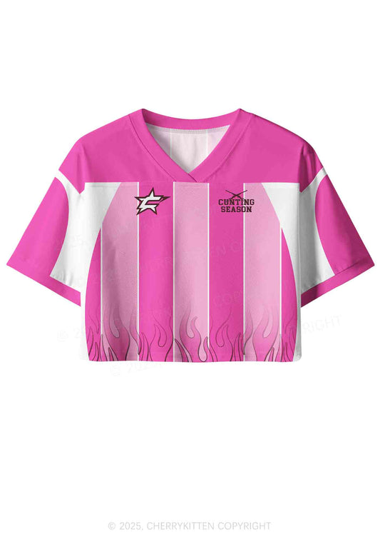 Custom Cxxting Season Y2K Crop Sport Jersey Shirts Cherrykitten