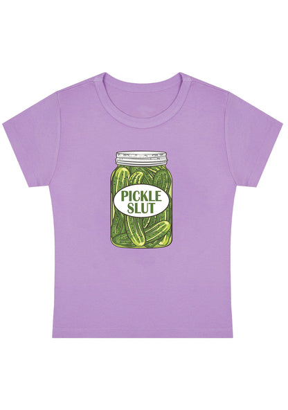 Pickle Slxt Y2K Baby Tee