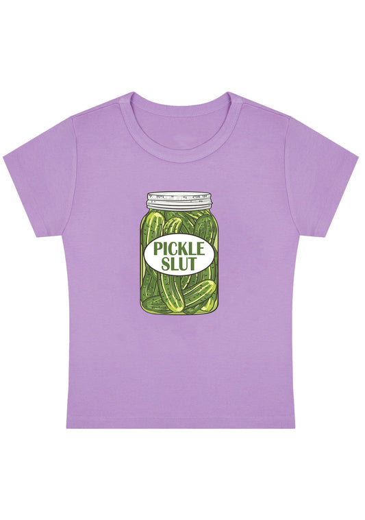 Pickle Slxt Y2K Baby Tee