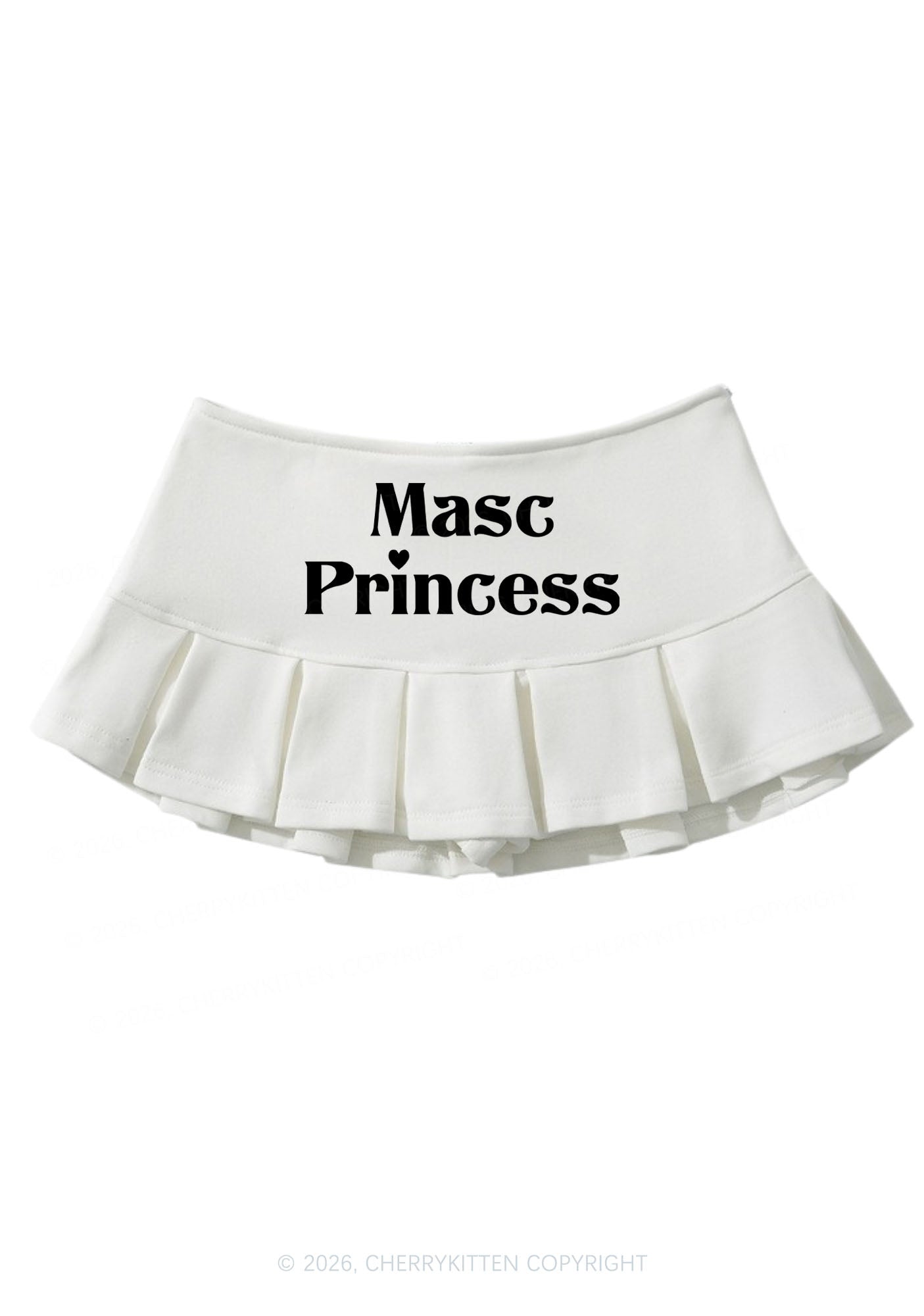 Masc Princess Pride Y2K Mini Pleated Skirts Cherrykitten
