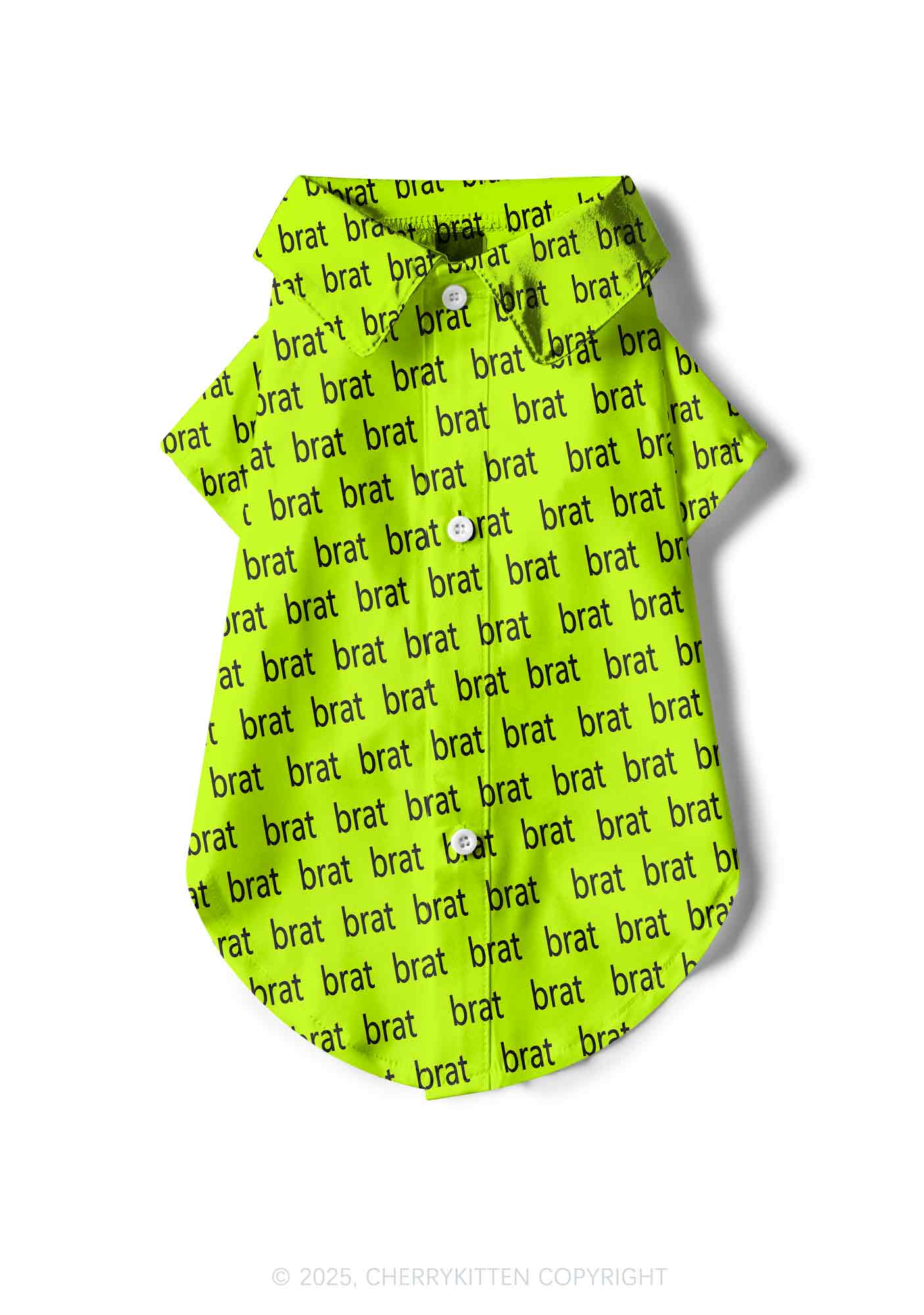 Brat Summer Y2K Pet Shirts Cherrykitten