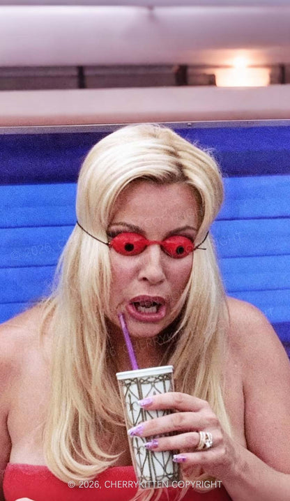 Red Eyeball Blonde Y2K Phone Case Cherrykitten