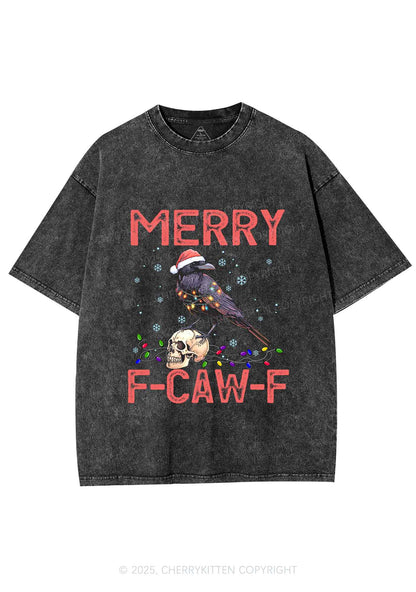 Christmas Merry Fcawf Y2K Shirts Washed Tee Cherrykitten