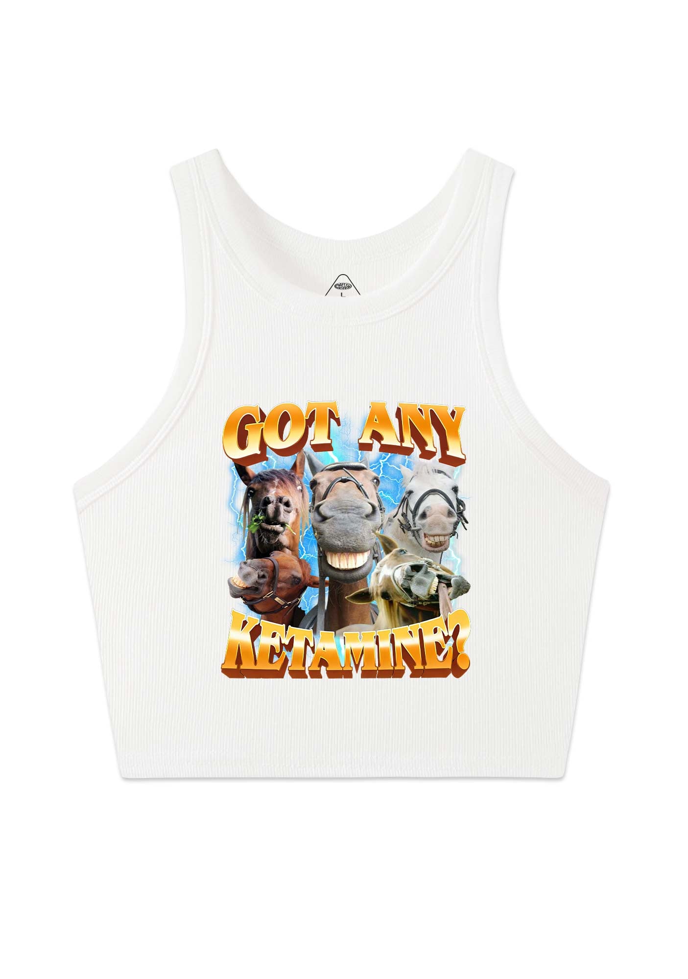 Got Any Kxxamine Y2K Crop Tank Top Cherrykitten