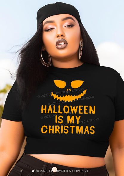 Halloween Is My Christmas Baby Tee Cherrykitten