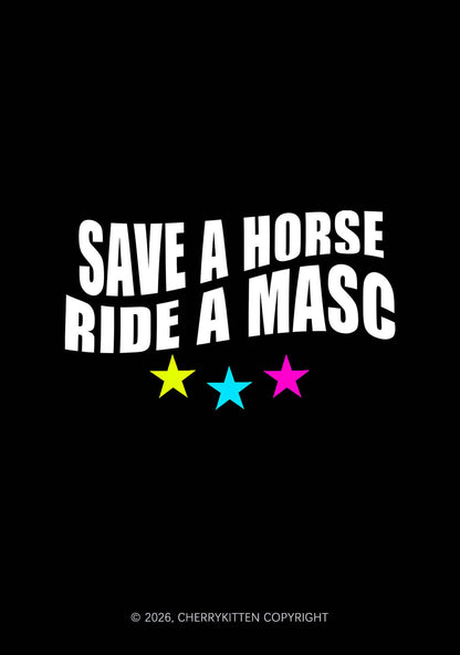 Ride A Masc Pride 1Pc Y2K Pin Badge Cherrykitten
