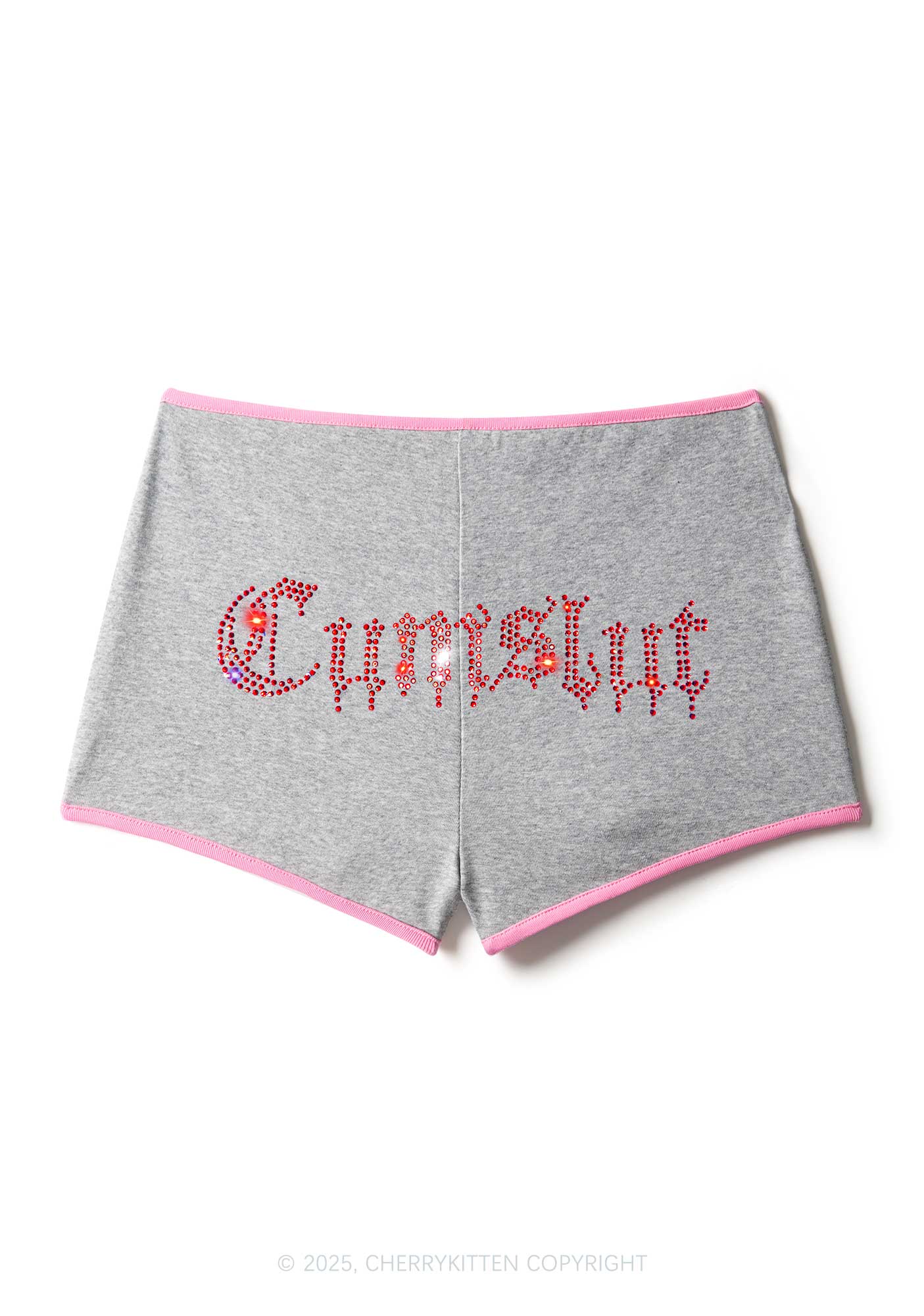 Rhinestone Cxmslxt Y2K Booty Shorts Cherrykitten