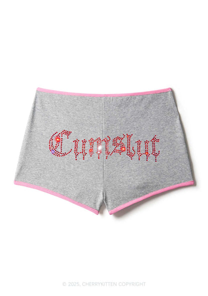 Rhinestone Cxmslxt Y2K Booty Shorts Cherrykitten