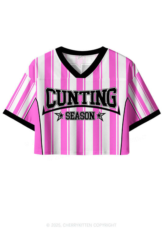Custom Black Cxxting Season Y2K Crop Sport Jersey Shirts Cherrykitten