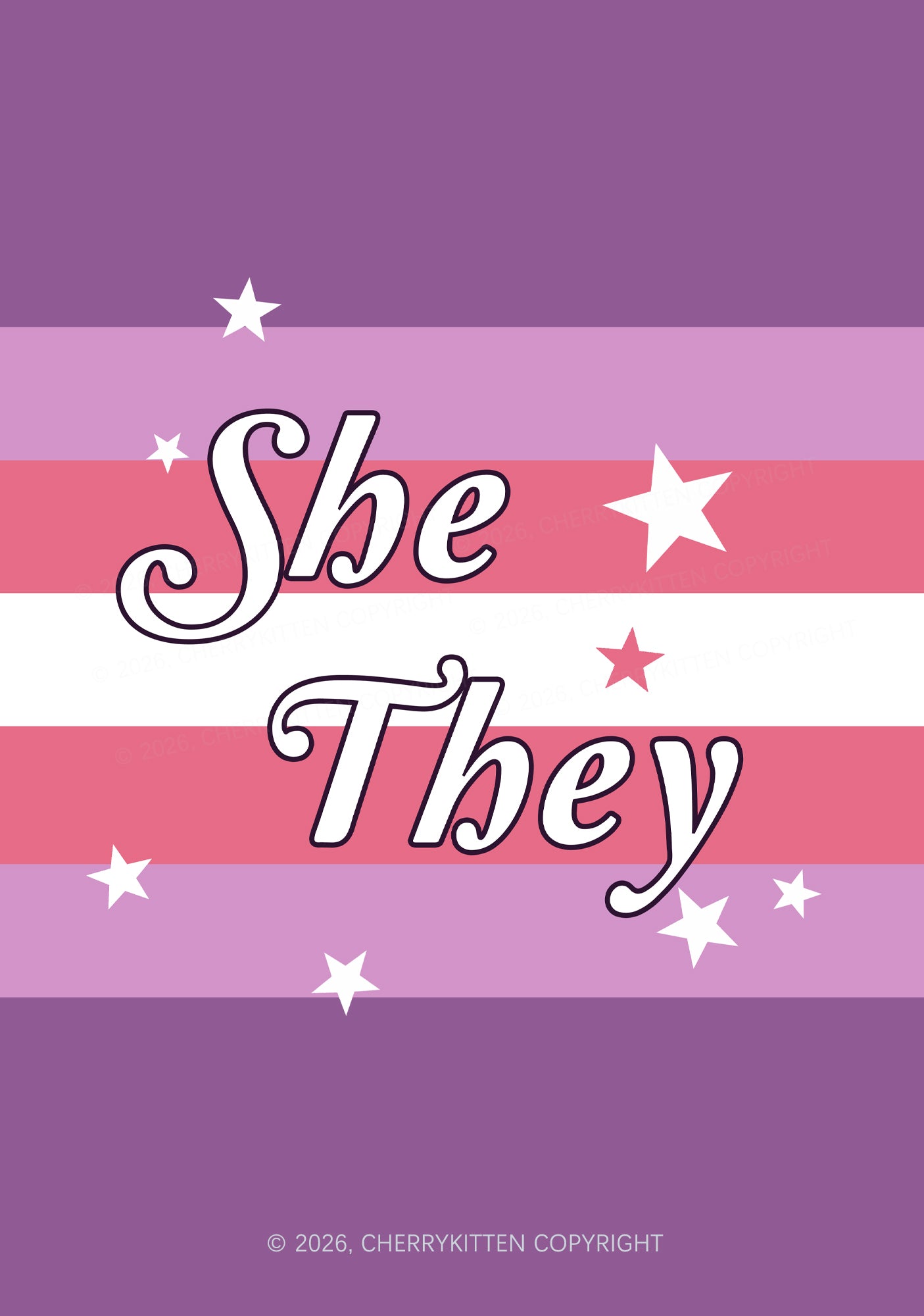 She They Lesbians Flag Pride 1Pc Y2K Pin Badge Cherrykitten