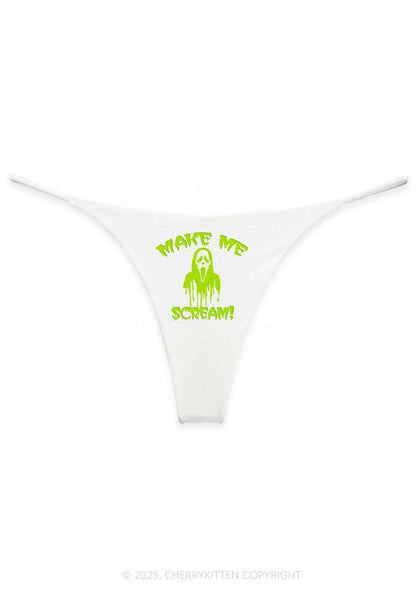Halloween Make Me Scream Y2K Bikini String Thong Cherrykitten