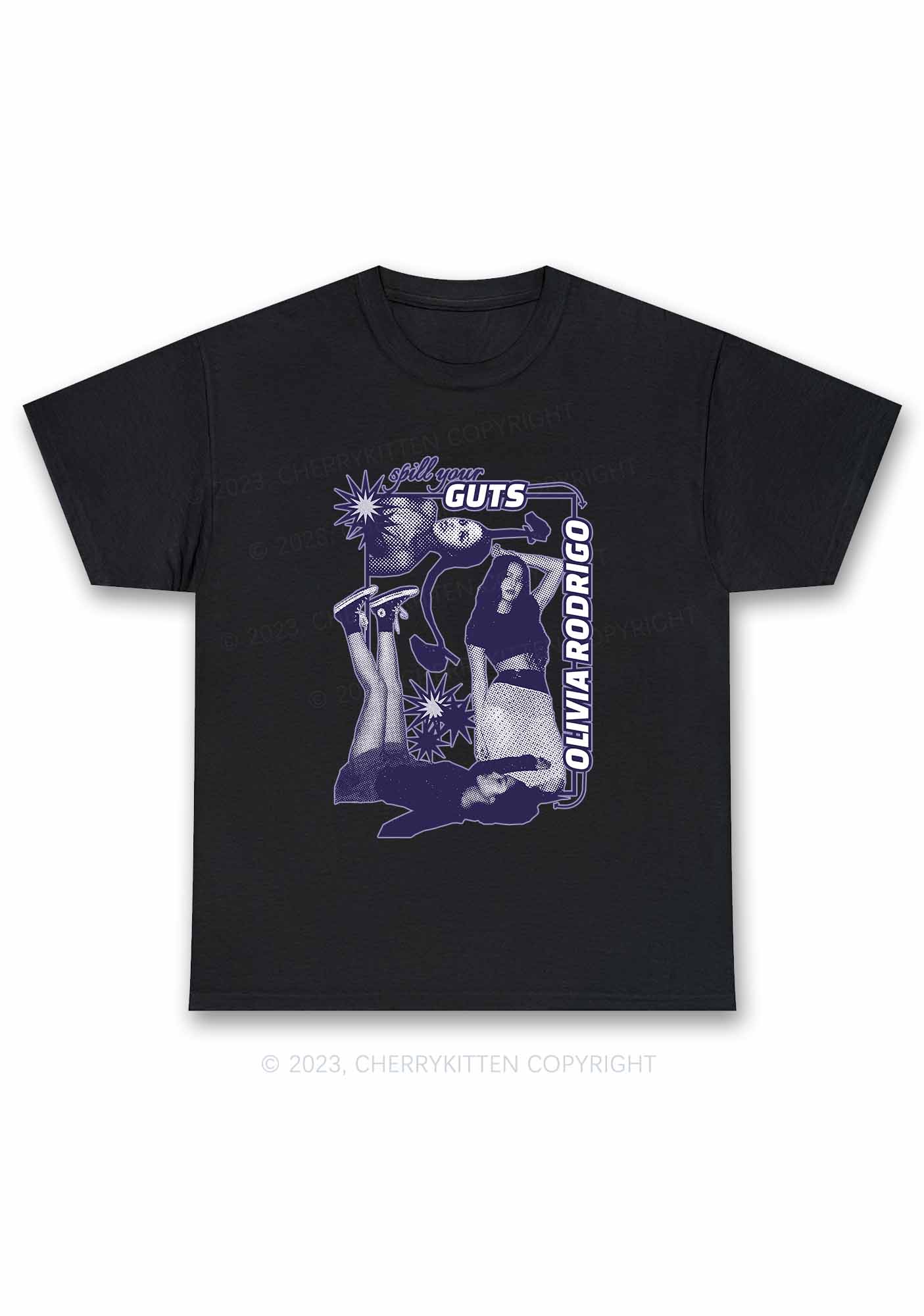 Spill Your Guts Y2K Chunky Shirt Cherrykitten