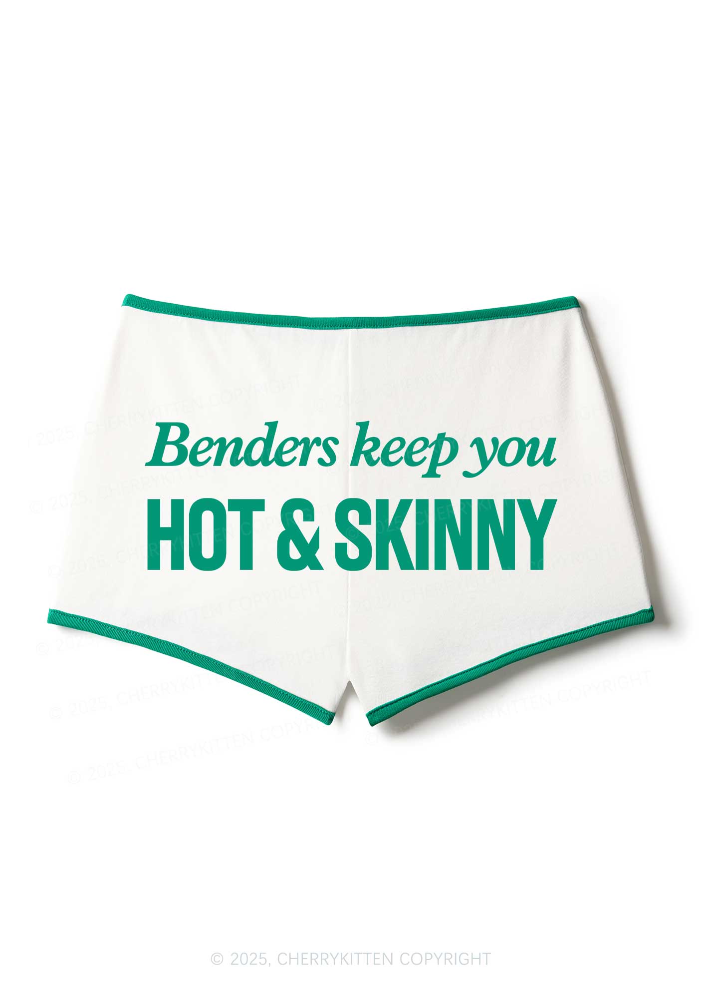 Benders Keep You Hot Skinny Y2K Booty Shorts Cherrykitten