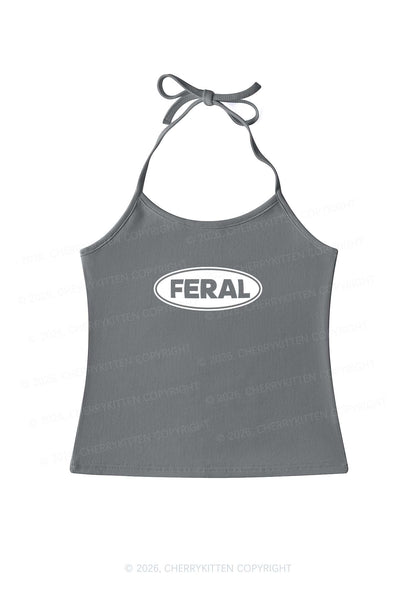Feral Y2K Halter Neck Cami Cherrykitten