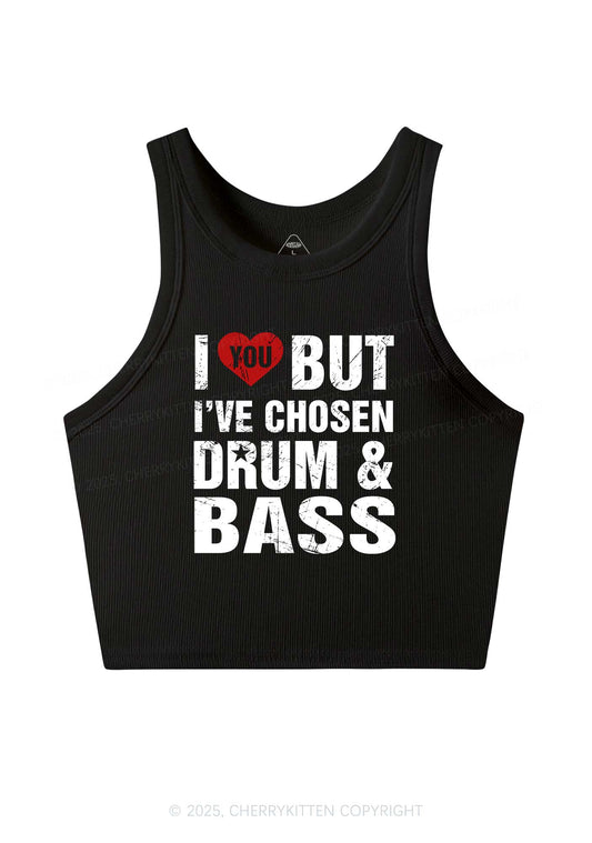 Chosen Drum And Bass Y2K Crop Tank Top Cherrykitten