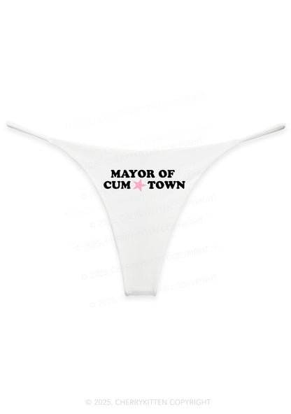 Mayor Of Come Town Y2K Bikini String Thong Cherrykitten