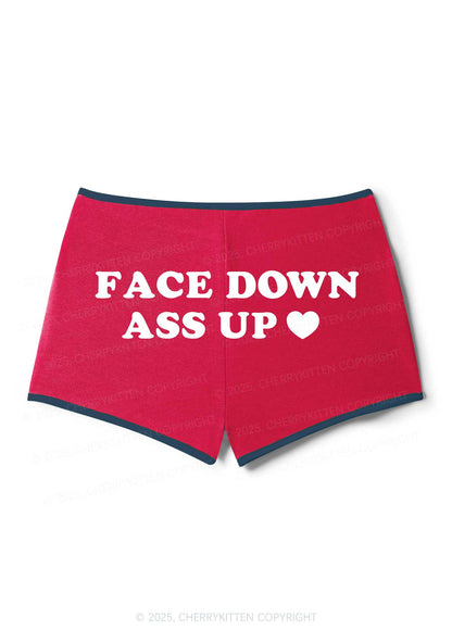 Face Down Y2K Booty Shorts Cherrykitten