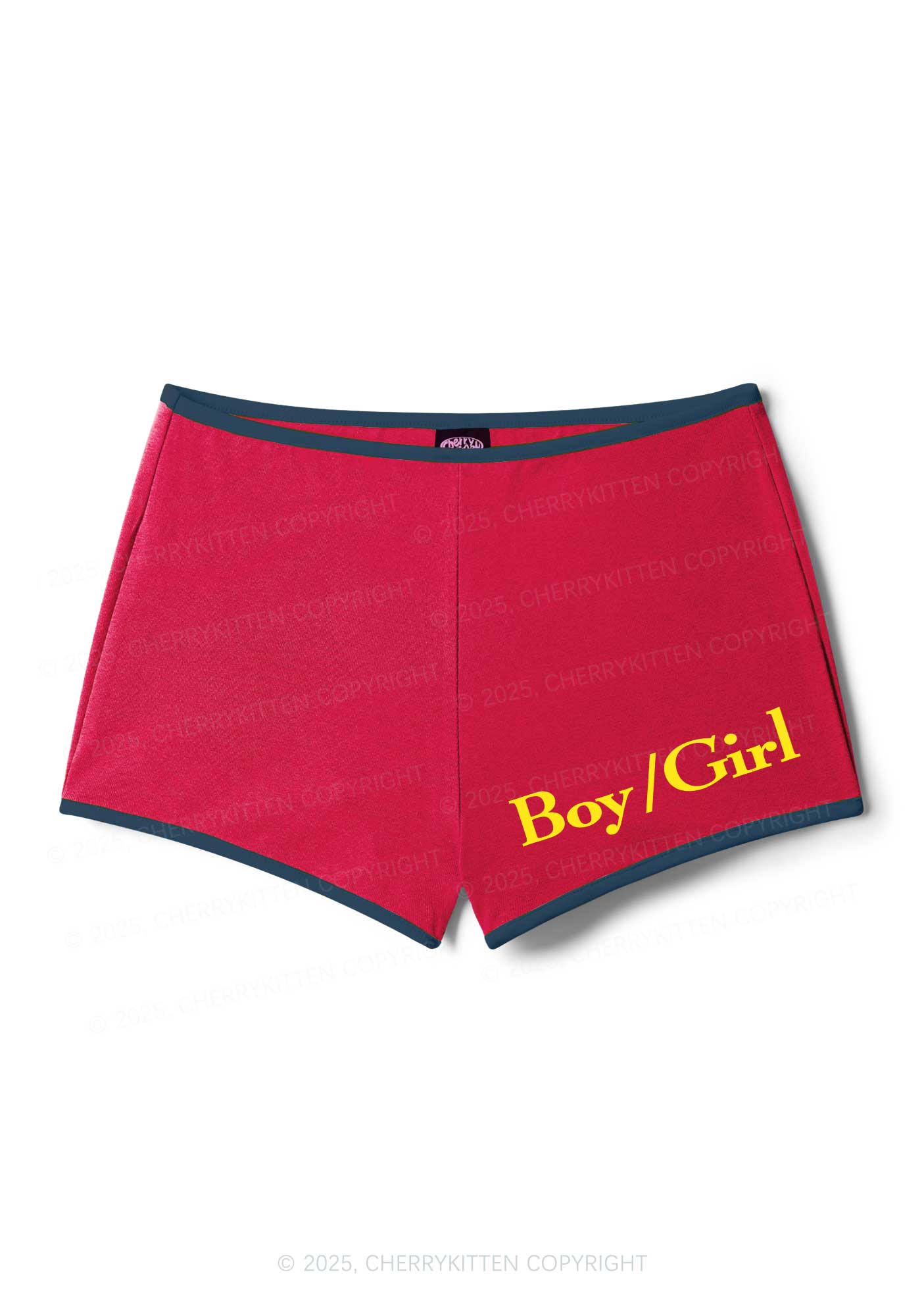 Boy Or Girl Pride Y2K Booty Shorts Cherrykitten