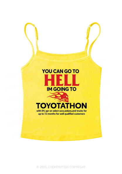 You Can Go Hell Y2K Spaghetti Strap Cami Cherrykitten