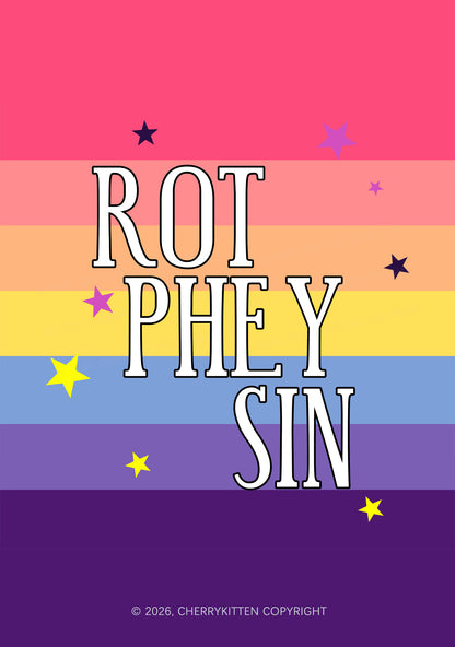 Rot Phey Sin Pride 1Pc Y2K Pin Badge Cherrykitten