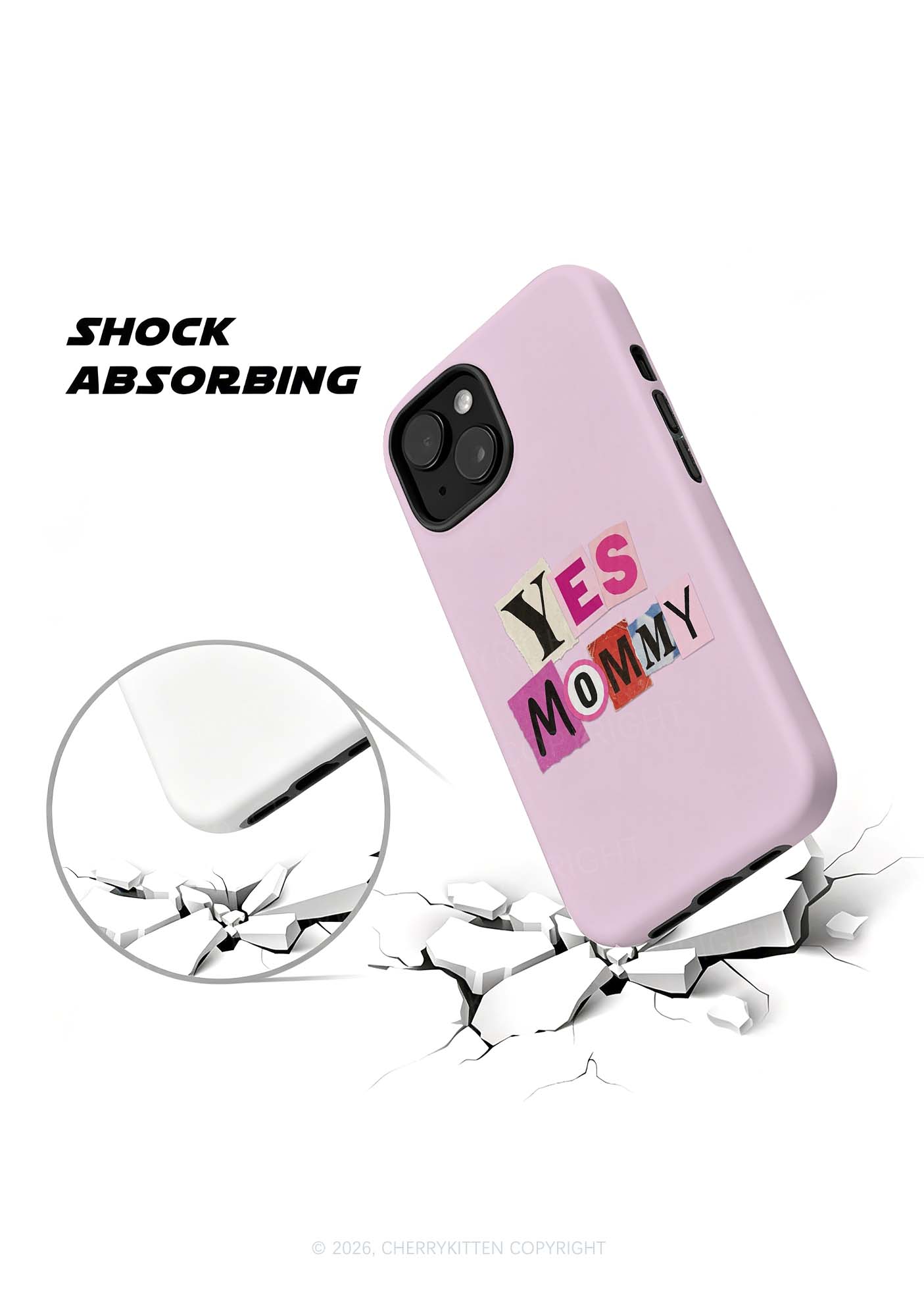 Yes Mommy Y2K Phone Case Cherrykitten