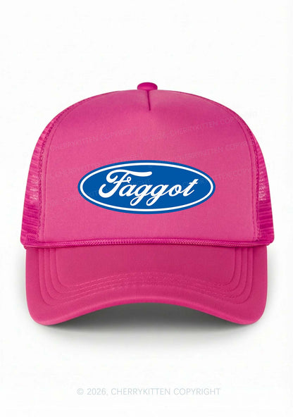 Faggot Pride Y2K Trucker Hat Cherrykitten