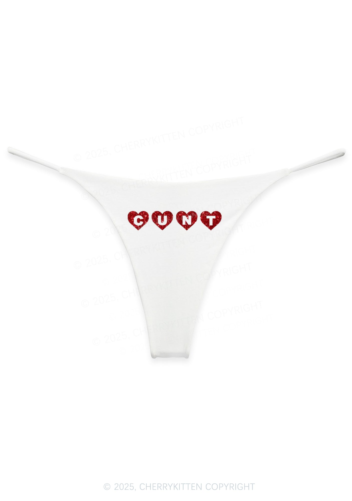 Glitter Love Cxxt Y2K Bikini String Thong Cherrykitten