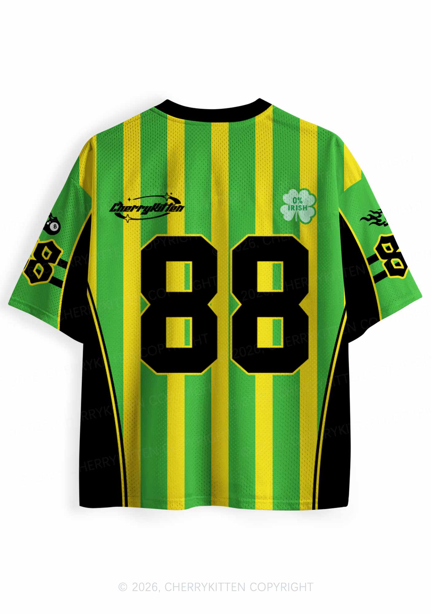 Custom Zero Percent Irish St Patricks Y2K Sport Jersey Shirts Cherrykitten