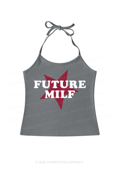 Future Mxxf Y2K Halter Neck Cami Cherrykitten