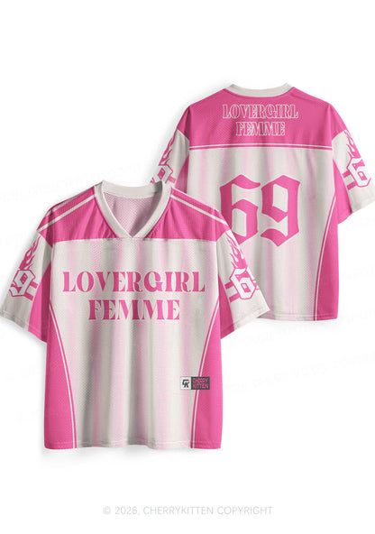 Lovergirl Femme Pride Y2K Sport Jersey Shirts Cherrykitten