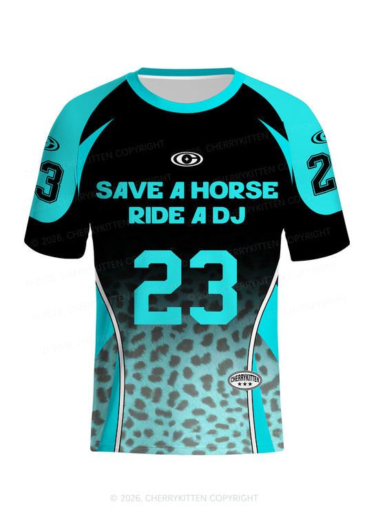 Black Ride A DJ Y2K Football Jersey Shirts Cherrykitten